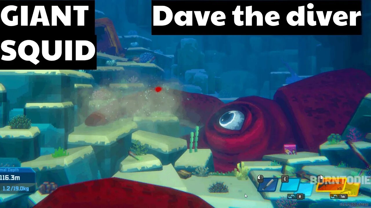 Dave the Diver 2023 | How to Defeat the Giant Squid PC