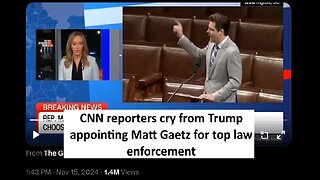 Trump nominated Matt Gaetz for top law enforcement, CNN cries