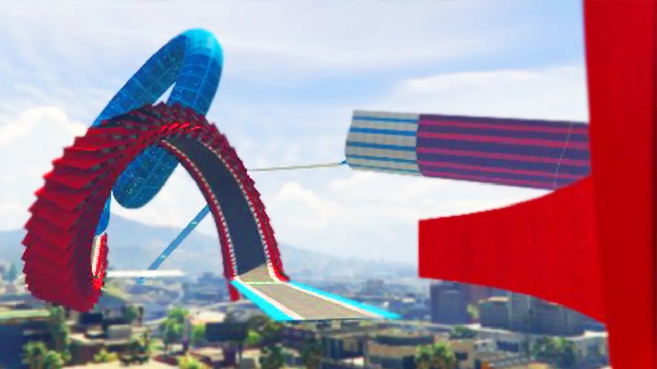 GTA 5 DLC UPDATE NEW INCREDIBLE UNRELEASED STUNT RACES! (GTA 5 ONLINE)