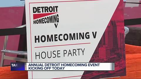 Detroit Homecoming V kicks off Sept. 12 with 'Detroit Made' theme