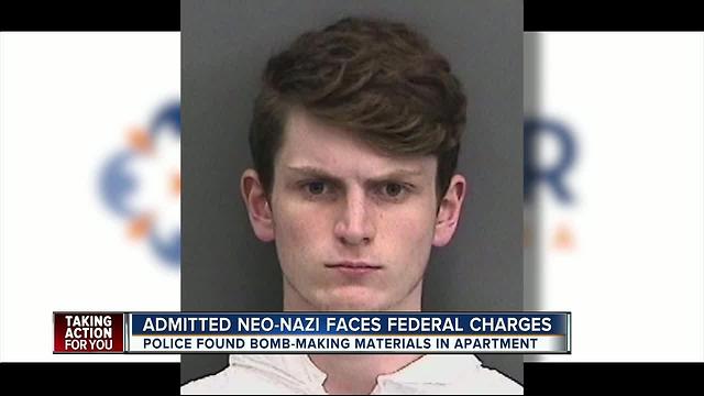 Admitted Neo-Nazi faces federal charges