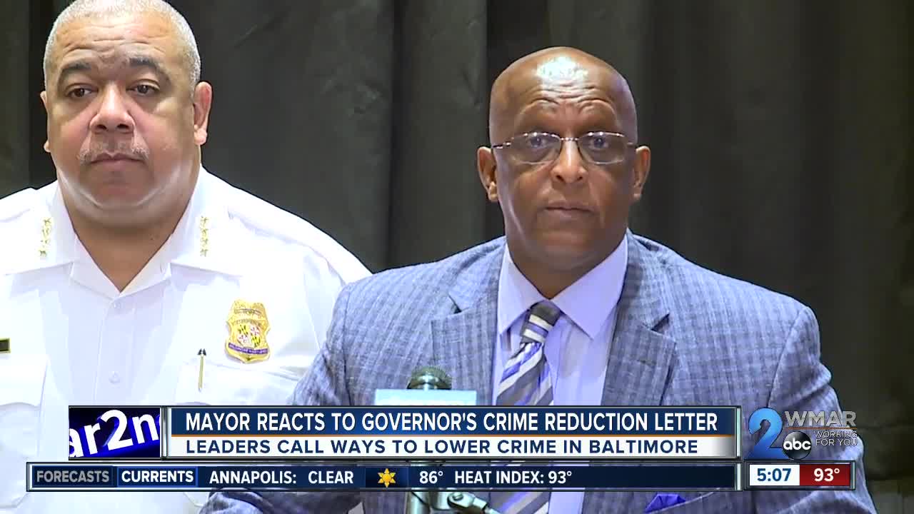 Mayor reacts to Governor's crime reduction letter