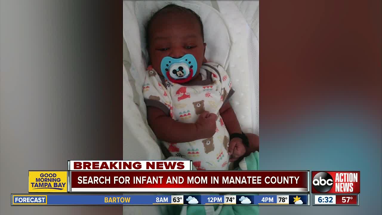 Deputies search for missing Manatee County baby, mother