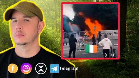 🇮🇪 Ireland erupts into violence and riots against the tyrannical government #coolock #ireland