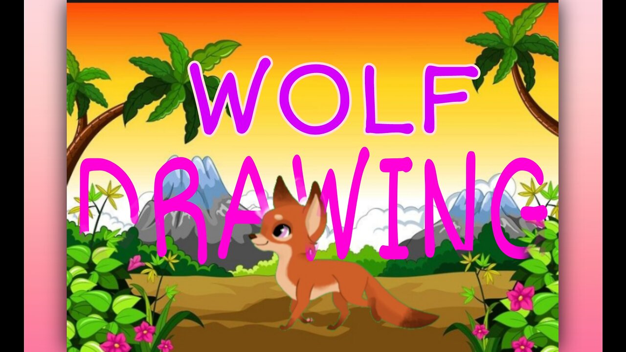 Fox drawing| colouring fox| Plein drawing with mobile