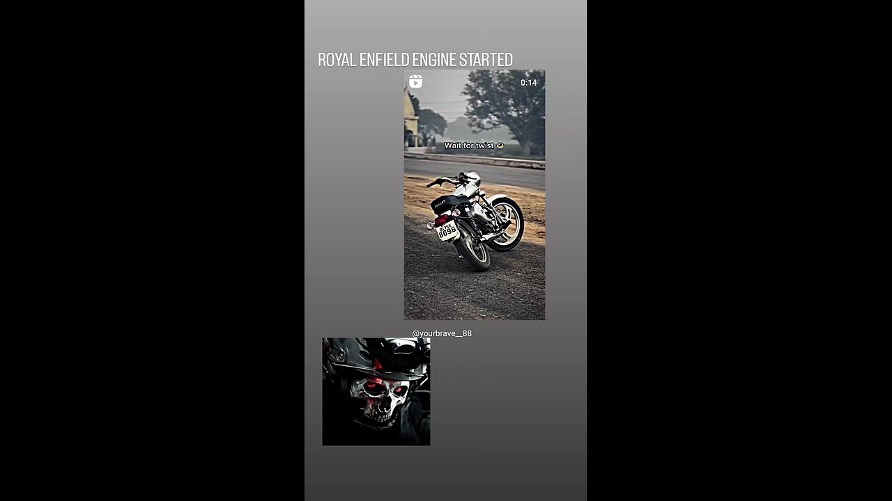 #ROYAL ENFIELD ENGINE STARTED #THE FULL ATTITUDE VIDEO