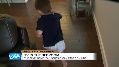 TVs in children's bedrooms might affect development