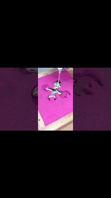 Molten Metal Casting Smelting on Sand #shorts #shortsfeed #india