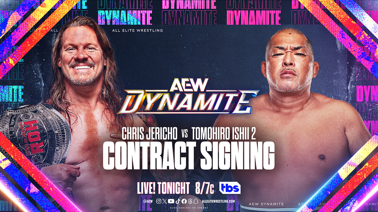 Chris Jericho vs. Tomohiro Ishii Contract Signing Was a Total Disaster! #shorts