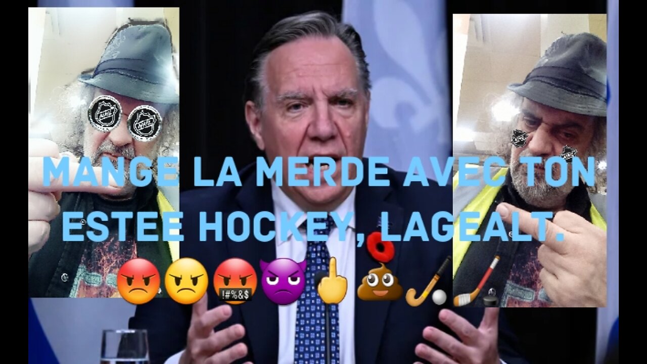 Francois Legault Also Has Screwed Priorities. 😡😠🤬👿🖕💩🏑🏒