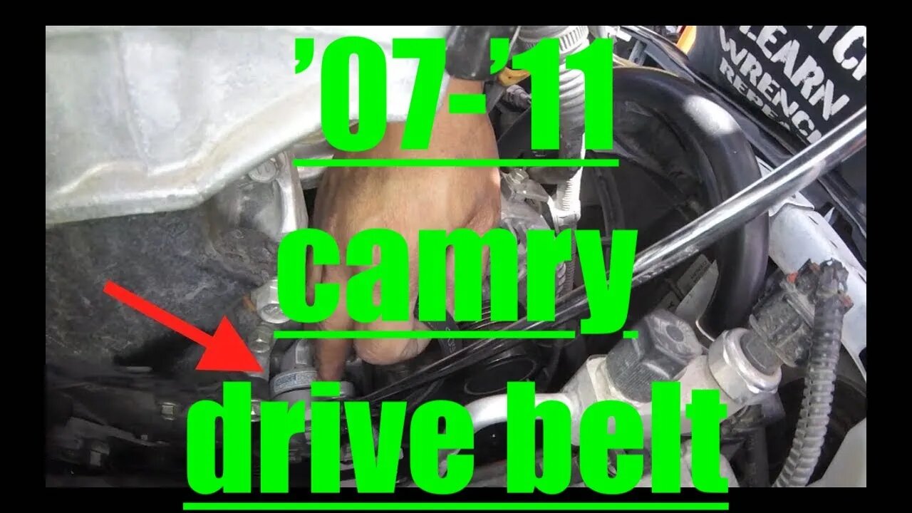 i see cracks [drivebelt] replacement Toyota Camry √ fix it angel