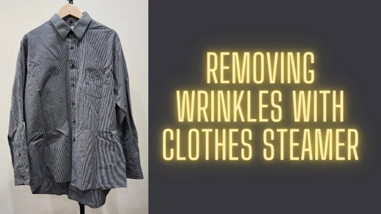 Removing Wrinkles with Clothes Steamer