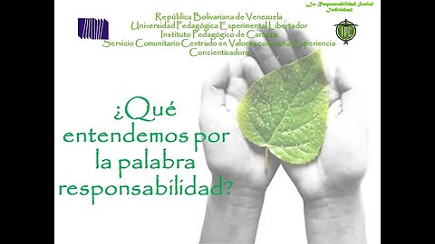 FORO CHAT: Responsabilidad Social Individual