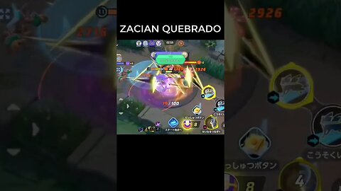 OLHA ISSO ZACIAN TÁ MUITO QUEBRADO 🤬🤬POKÉMON UNITE #shorts