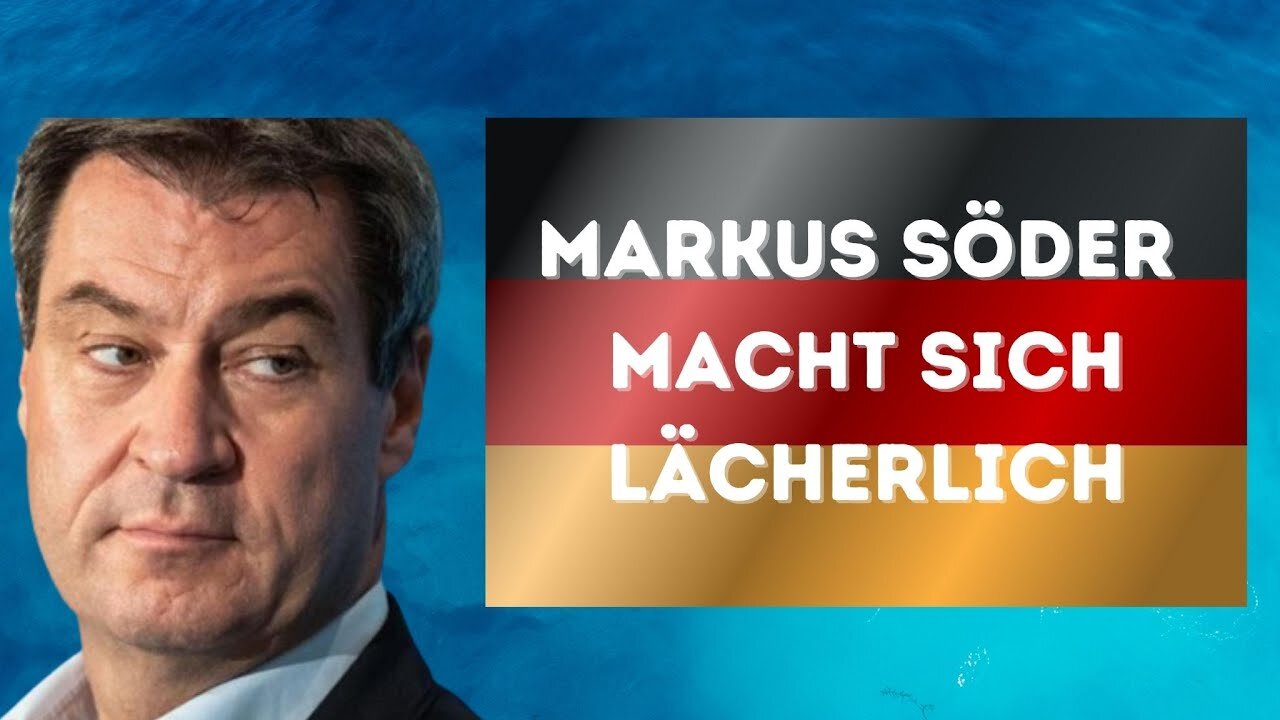 Am Ende! Markus Söder ist politisch offenbar völlig am Boden und total hilflos!