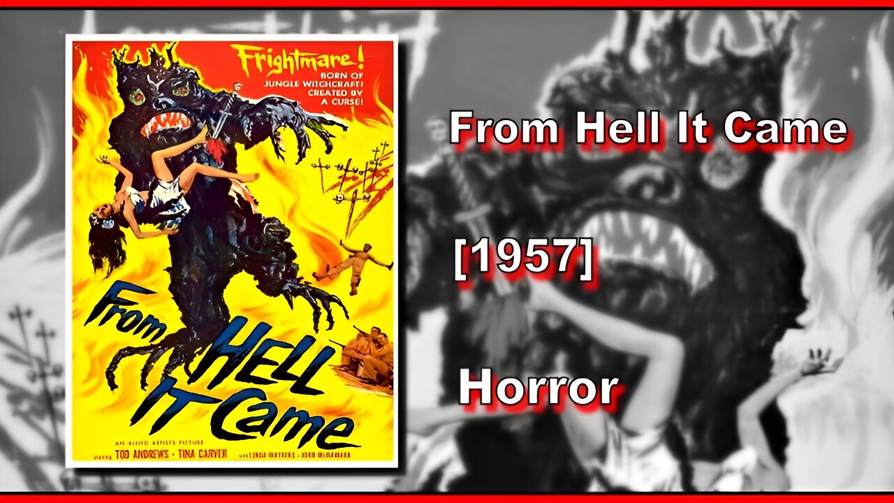 From Hell It Came (1957) | HORROR | FULL MOVIE