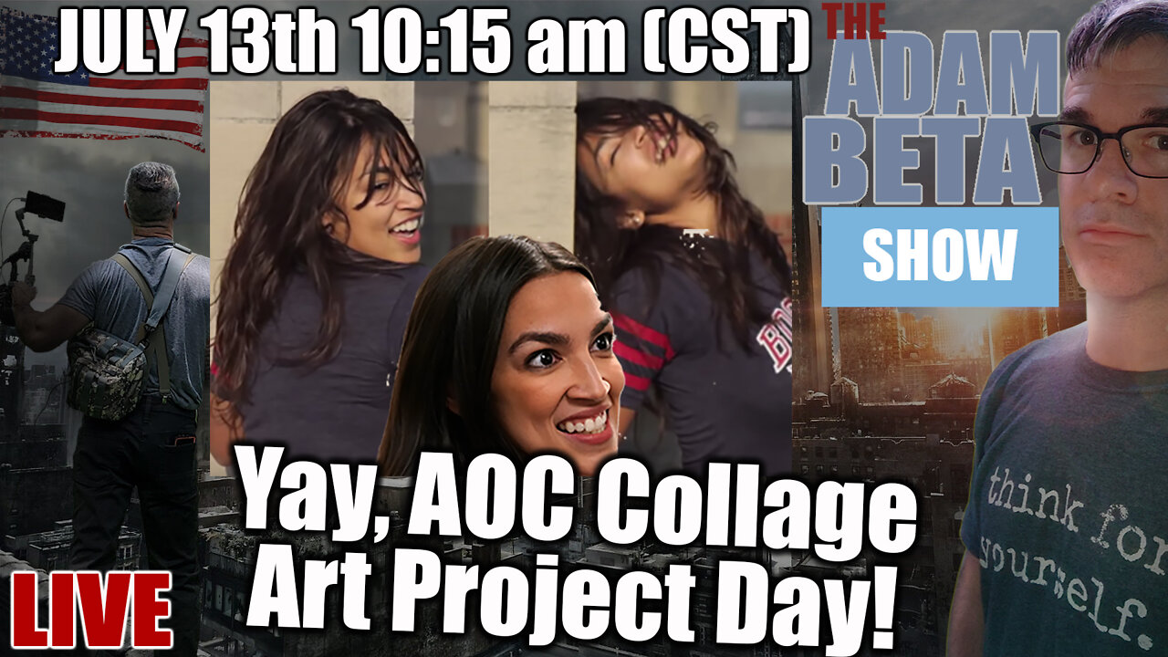 Lib2Liberty July 13th 10:15 AM CST "Yay, AOC Collage Art Project Day!"