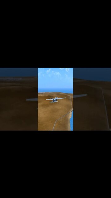 When the Pilot Tries to do a stunt | Turboprop Flight Simulator #shorts