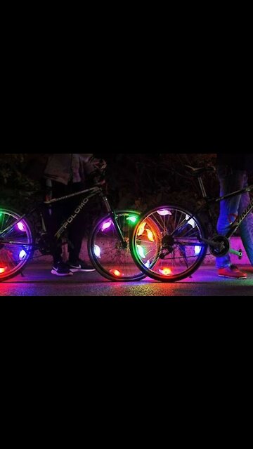 3 Lighting Mode LED Neon Bicycle Wheel Spoke Light