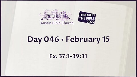 Through the Bible 2022 (Day 046)