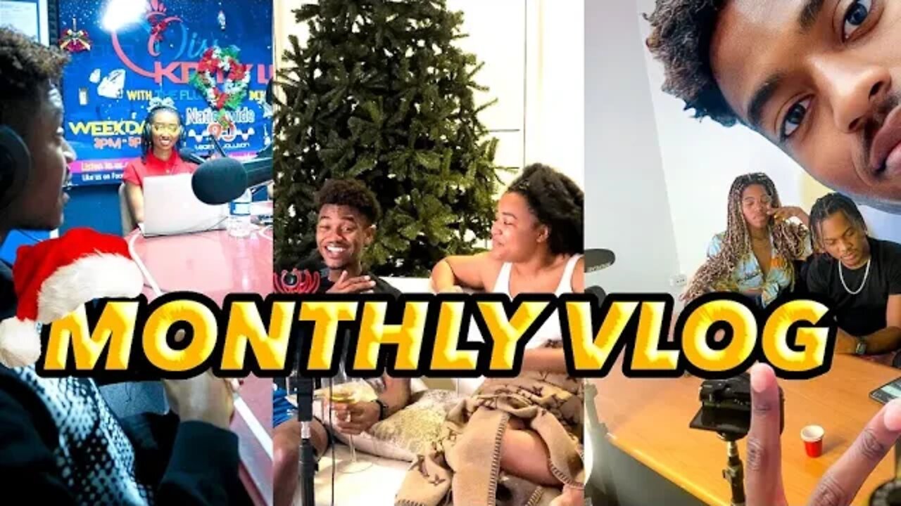 Month Recap Vlog| Back To Jamaica + Radio Interviews + Youtuber’s Linkup & Content Days