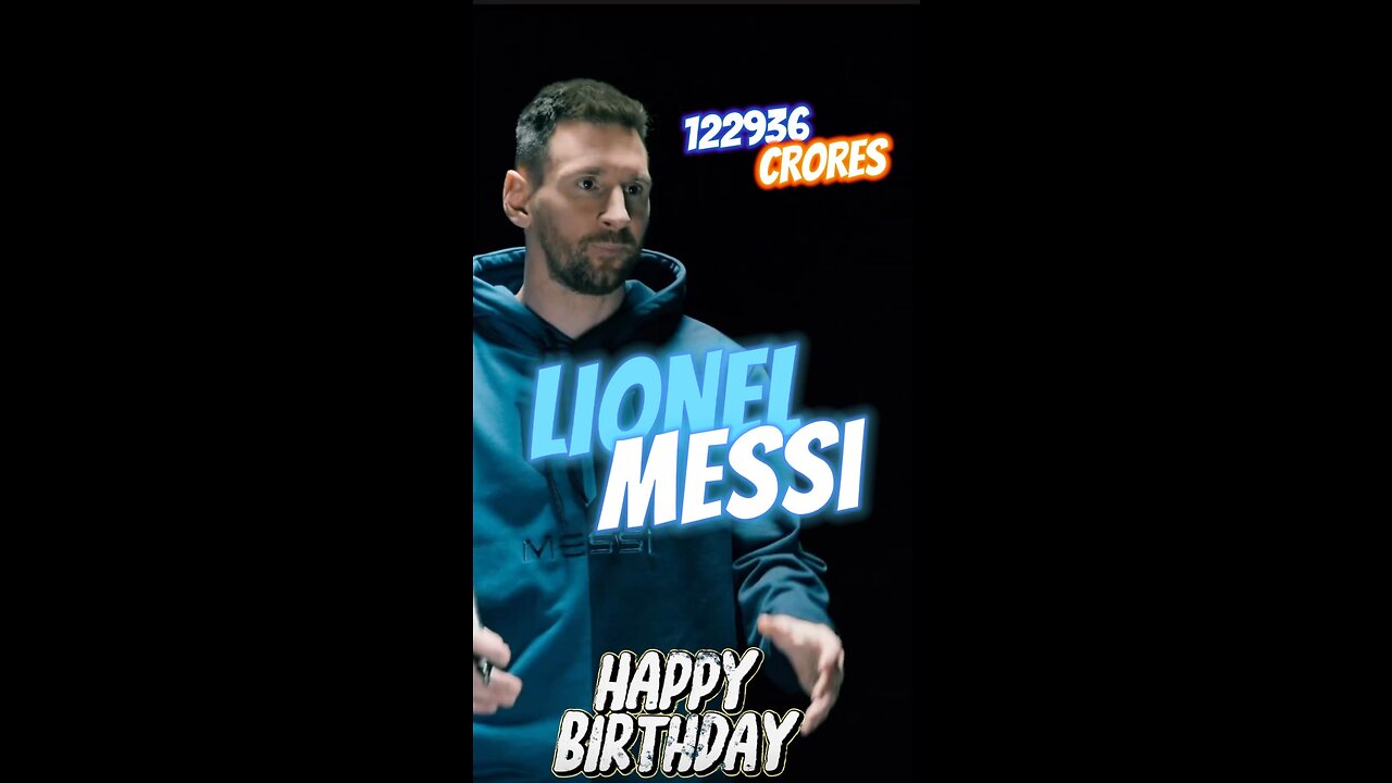 Lionel Messi II Lionel Messi Birthday #shorts #rumble #feed