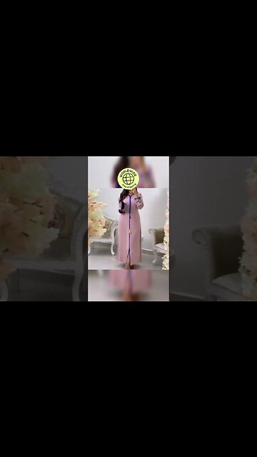 Long Sleeve Printed Fringe Loose Ethnic Dubai Maxi DressFree Shipping #fashion #shorts #abaya