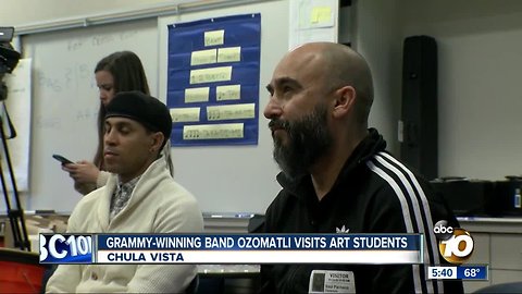 Grammy-winning band Ozomatli visits Chula Vista students