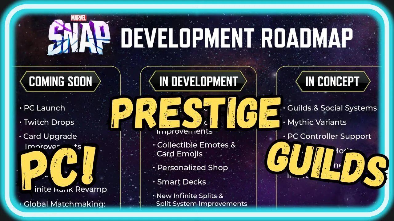 PC Launch, Prestige, And Thinking About New Modes! | Full Roadmap Breakdown Marvel Snap