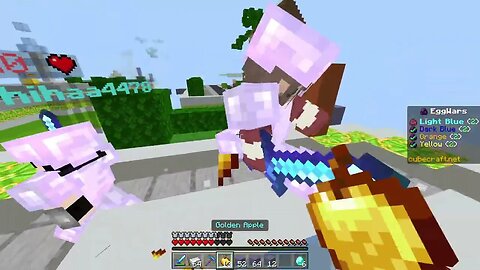 we tried to rush in eggwars but FOLDED by NOOBS