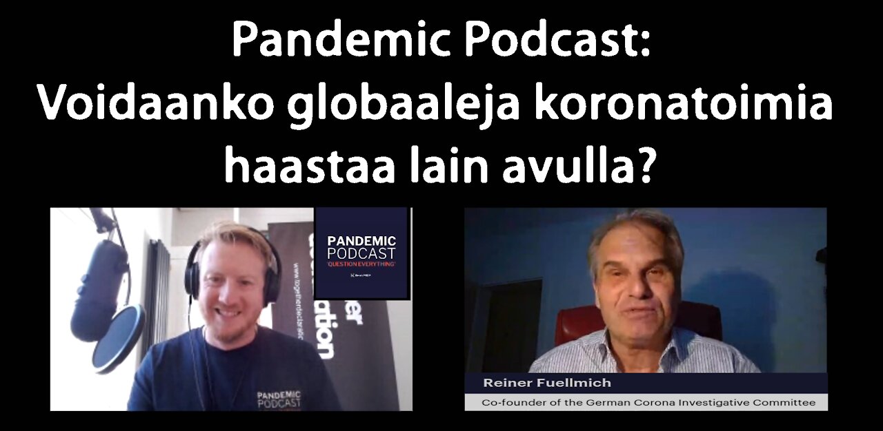 VOIDAANKO GLOBAALEJA KORONATOIMIA HAASTAA LAIN AVULLA? (SUOM.)