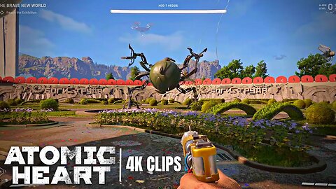 HOG-7 HEDGE BOSS FIGHT (Craziest Boss Fight So Far) | Atomic Heart 4K Clips