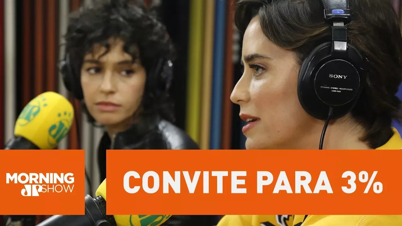 Maria Flor e F. Vasconcellos lembram convite para 3%