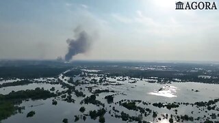 Kherson region flooding disaster, HQ drone footage