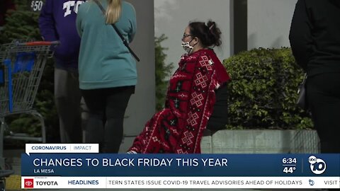 Black Friday in San Diego very different in 2020