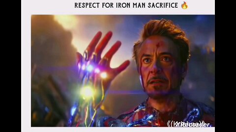 iron man sad moment 😢