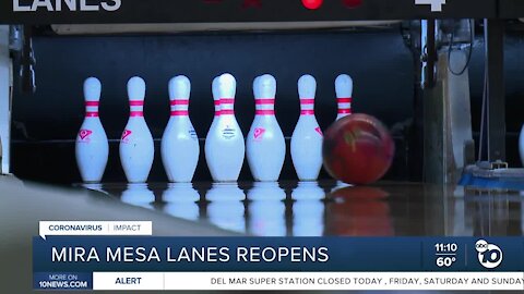 Mira Mesa Lanes reopens