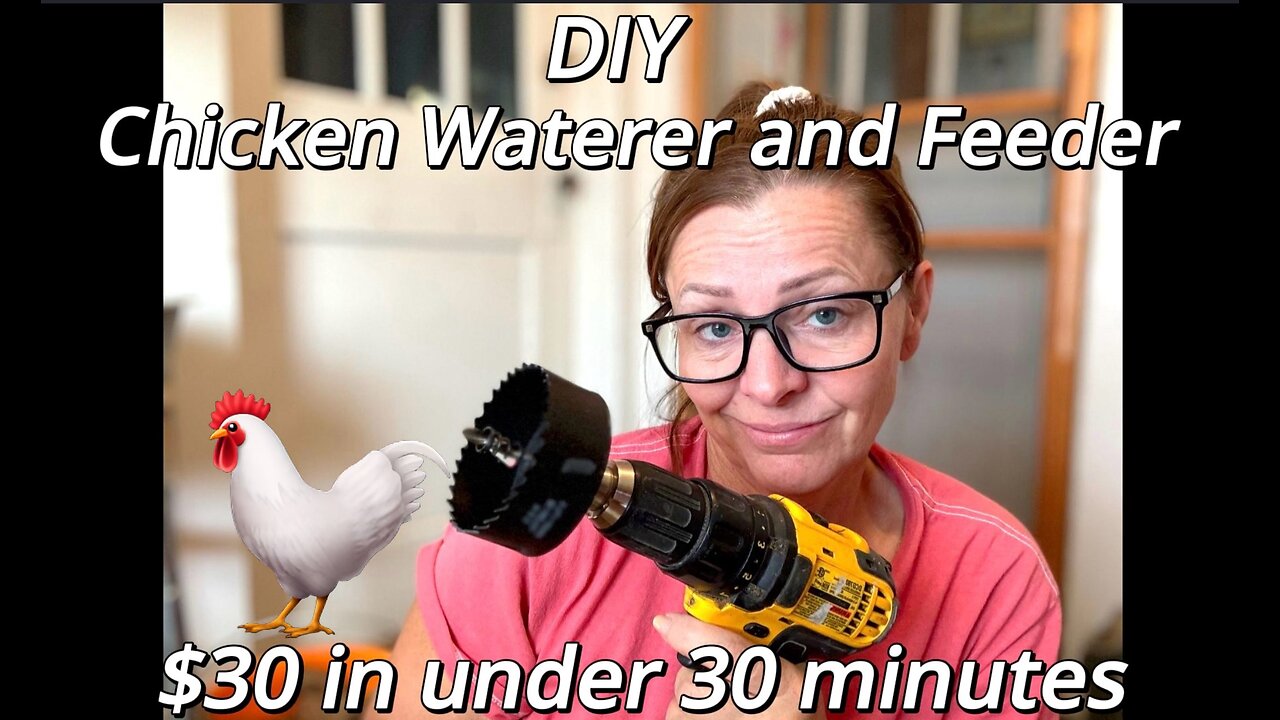 DIY Chicken Waterer & Feeder for $30 | Quick & Easy 30-Minute Build