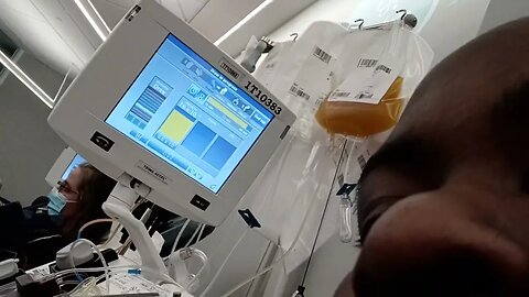 10 min left. Still Donating platelets at @NYBloodCenter Downtown Brooklyn Location 1/7/23 #