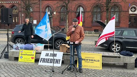 Greifswald - Uwe - Eröffnung der Versammlung 10-04-2023