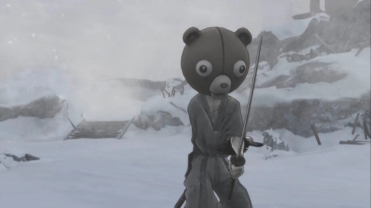 Afro Samurai Part 6 Fighting a Robot BearManThing