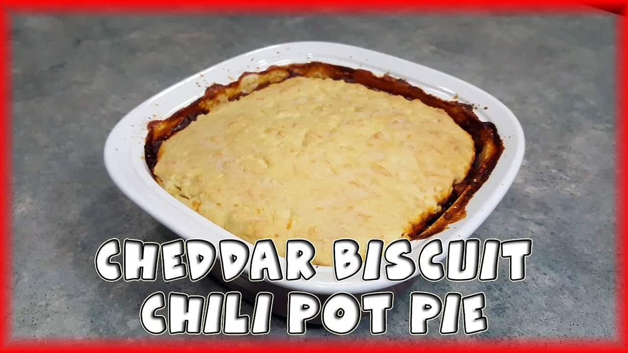 Cheddar Biscuit Chili Pot Pie