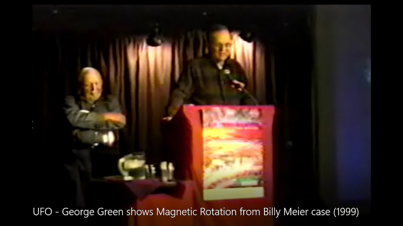 UFO - George Green shows Magnetic Rotation from Billy Meier case