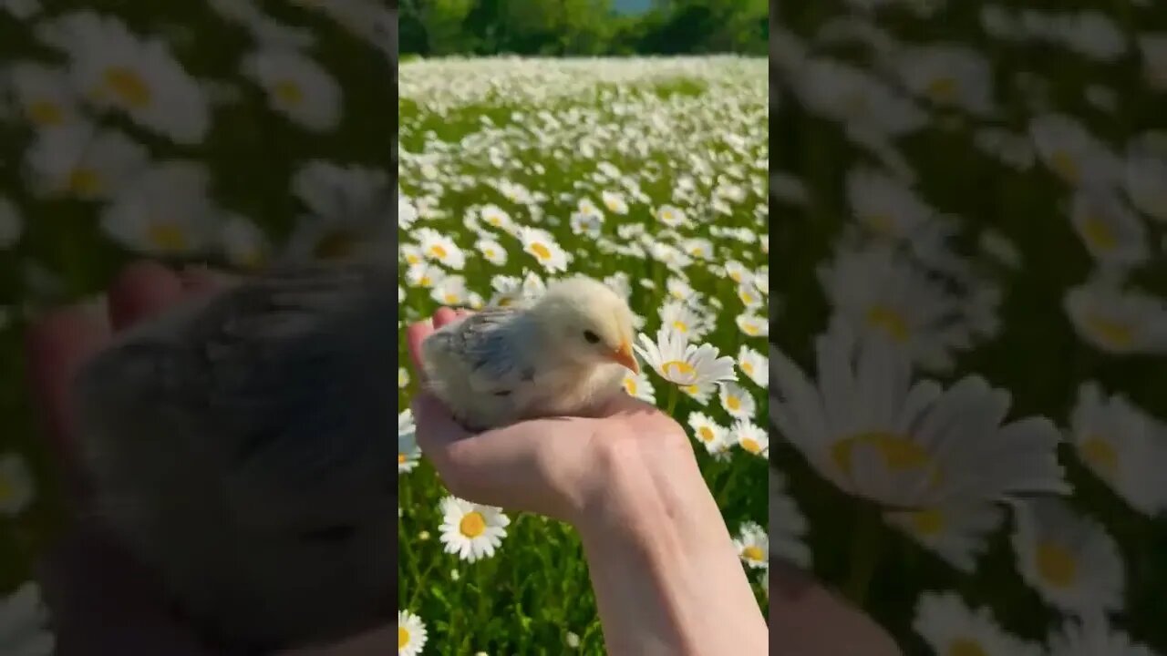 Cute little baby chickens are so cute! #shorts #shortsfeed #youtubepetsandanimals