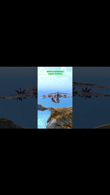 When the plane loses it's tail... | Turboprop Flight Simulator #shorts