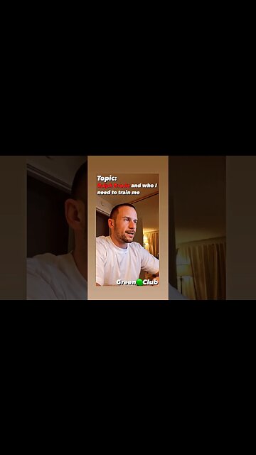 Ralph Tracie and who I need to train me