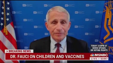 Fauci says 3-year-olds should be forced to wear masks