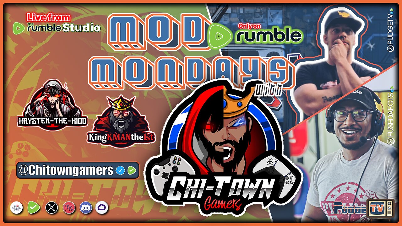 🔵 Mod Mondays Ep 43 | Chi-Town Gamers & The State of Gaming on Rumble