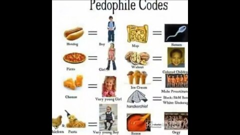 ⚠️PAY ATTENTION! ⚠️PEDOPHILE CODE & SYMBOLS