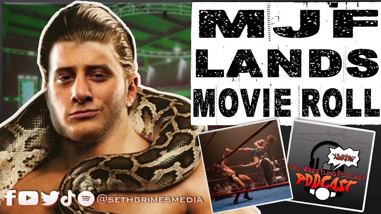 MJF Lands Roll in Upcoming Von Erich Movie | Clip from Pro Wrestling Podcast Podcast #mjf #aew